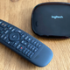 The Logitech Harmony Companion remote control.